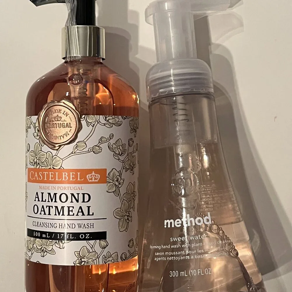 Hand Wash Soaps (Castelbel -‎ Almond and Method - Sweet Water) (h/x)